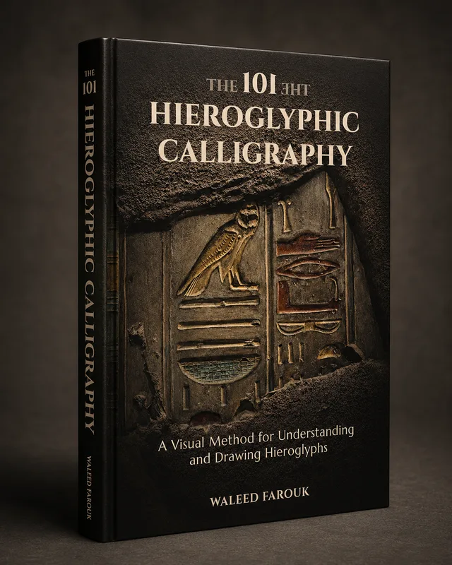 The 101 Hieroglyphic Calligraphy book by Waleed Farouk